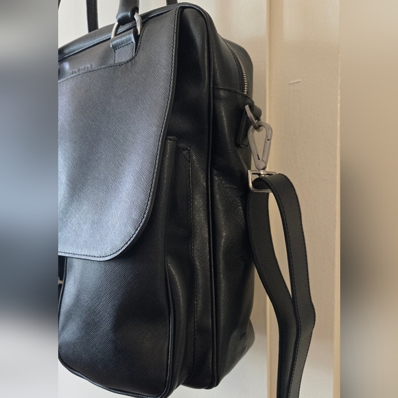 Ireri Italian Leather Unisex Briefcase Messager Travel Shoulder Hand Bag - Picture 4 of 16